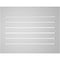 Ekena Millwork Vertical Surface Mount PVC Gable Vent: Functional, w/ 2"W x 1-1/2"P Brickmould Frame, 28"W x 22"H GVPVE28X2202SF - alternate 3